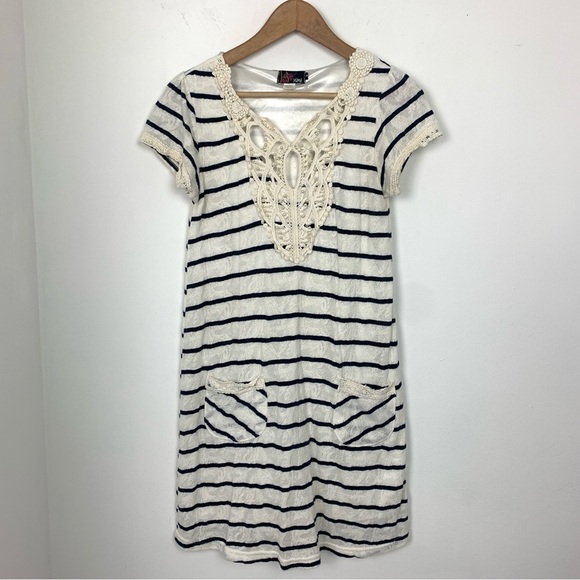 Vitnage 90s Y2K Yumi Striped Knit Dress - Picture 8 of 12
